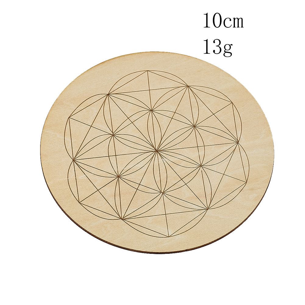Divine Geometry Meditation Wood Pad