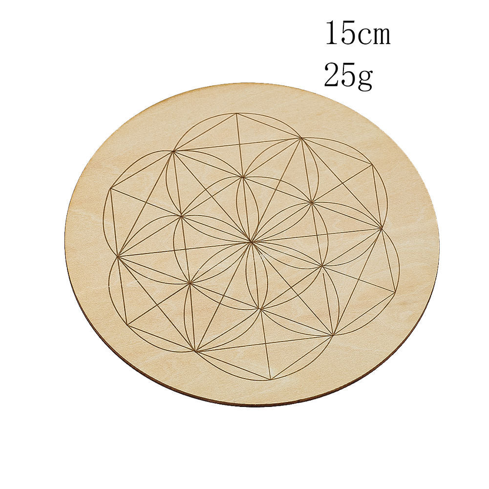 Divine Geometry Meditation Wood Pad