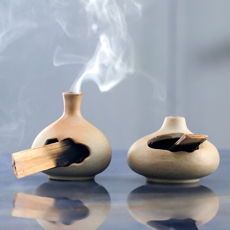 Pottery Sacred Wood Incense Burner