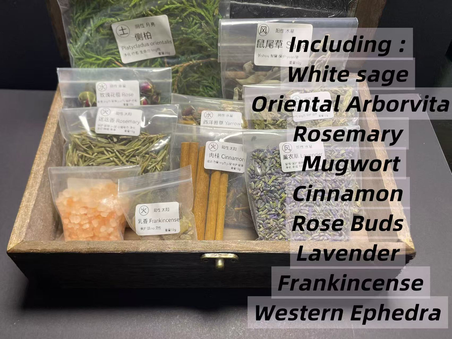 Sacred Herb Crystal Cleansing Kit – Purify, Energize, Restore