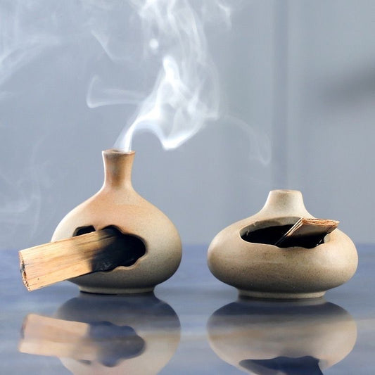 Pottery Sacred Wood Incense Burner